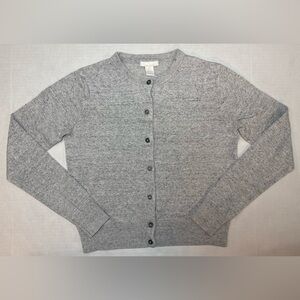 H&M Knit Cardigan Marled Gray Size S